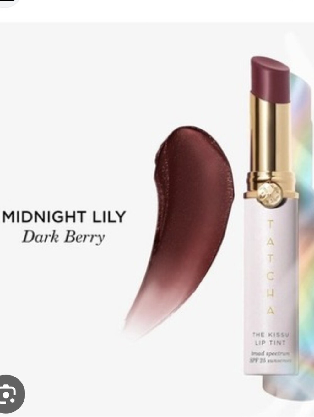 ❇️MIDNIGHT LILY Tatcha DISCONTINUED Kissu Lip Tint NWT